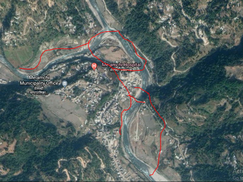 दुई पहिरोले निम्त्याएको मेलम्ची बाढी